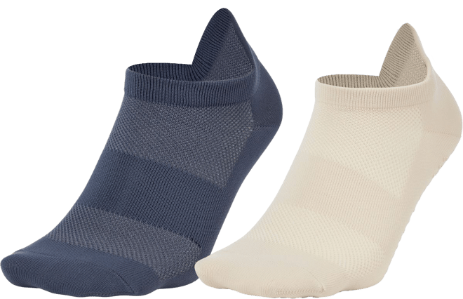 CALIA Women's No-Show Gripper Socks - 2 Pack