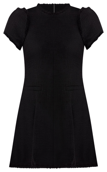 Cinq  Sept Nova Fringe Trim Boucl Mini Dress | Bloomingdale's Women