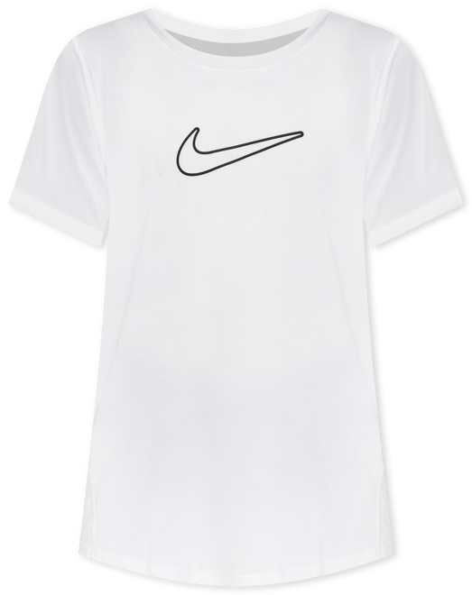 Nike One Fitted Older Kids' (Girls') Dri-FIT Short-Sleeve Top