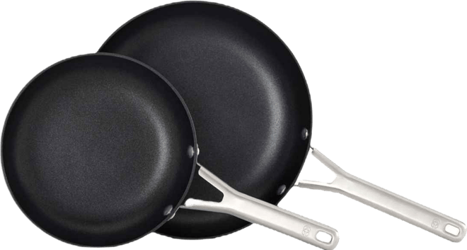 Hard-Anodized Nonstick 8" and 10" Frying Pan Set