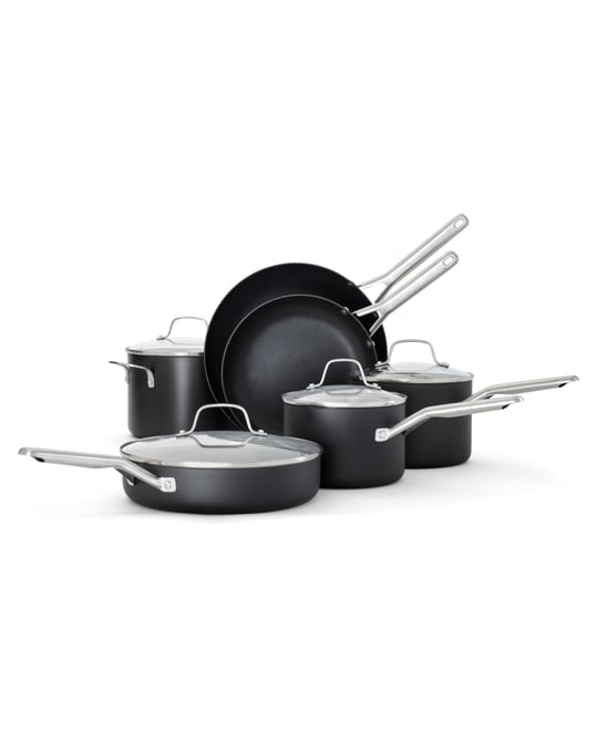 Hard-Anodized Nonstick 10-Piece Cookware Set