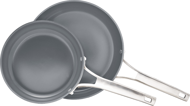Premier Ceramic Nonstick 8" and 10" Frying Pan Set