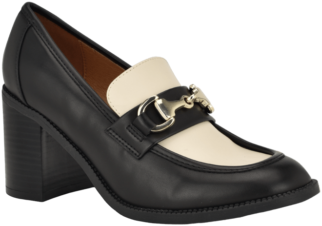 Nine West Women's Koolo Bit Slip-On Block Heel Loafers - Macy's