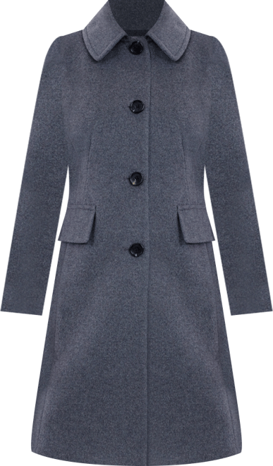 Women's Collared Button-Front Walker Coat