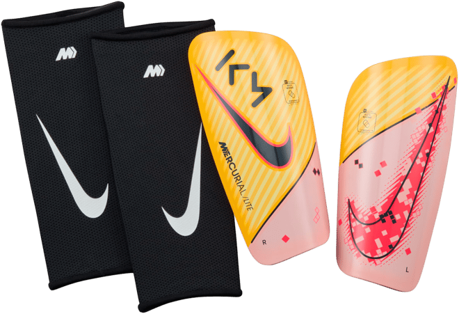 Kylian Mbappé Mercurial Lite Espinilleras de fútbol Nike