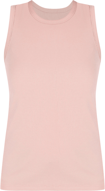 Blue Sol Womens Solid Ribbed Crew Tank Top