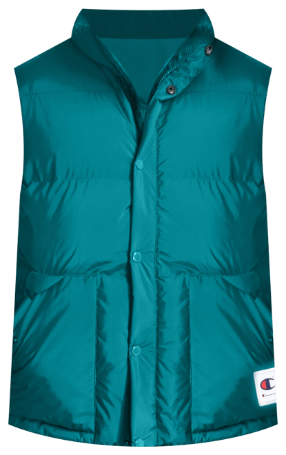 Men's Solid-Color Quilted Puffer Vest
