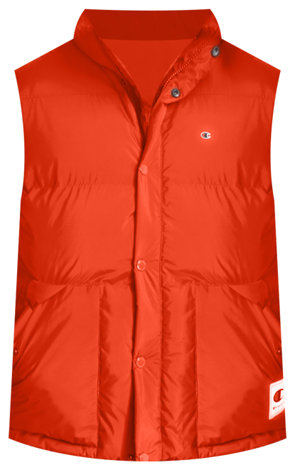 Men's Solid-Color Quilted Puffer Vest