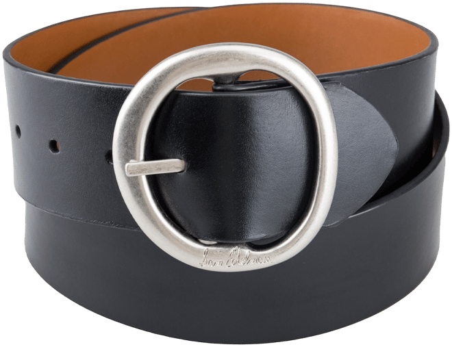 Women's Two-in-One Reversible Center Bar Buckle Belt