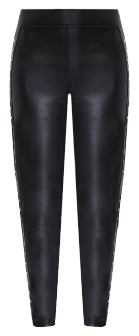 Bar III Women s Faux Leather Side Studded Leggings Created for Macy s Macy s