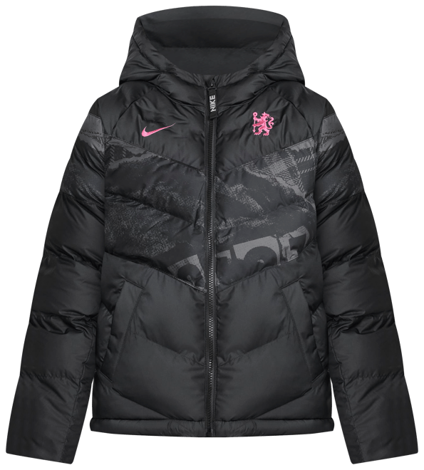FC Chelsea Third Nike Fußballjacke mit Synthetikfüllung und Kapuze für ältere Kinder