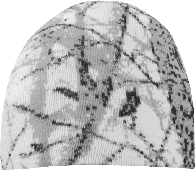 Men's Quietwear Digital Knit Camo Beanie/Adventure Snow, Adventure Snow, One Size