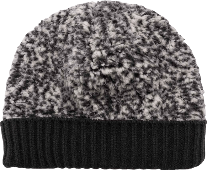 Men's Sherpa Cap, Black, One Size