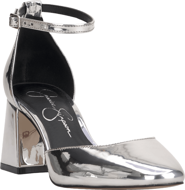 Women's Fulian Ankle-Strap Block-Heel Pumps