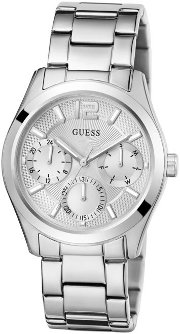Women's Multi-Function Silver Stainless Steel Watch 38mm