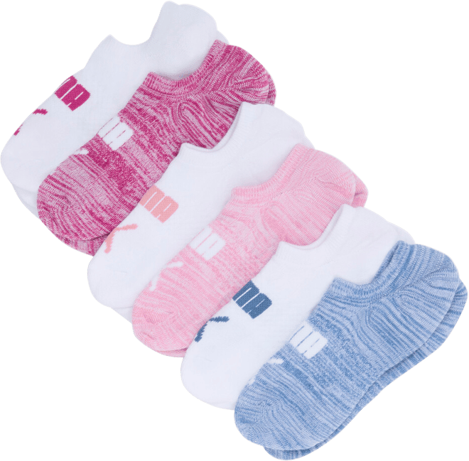 PUMA Non-Terry Sneaker-Cut Socks [6-Pack]