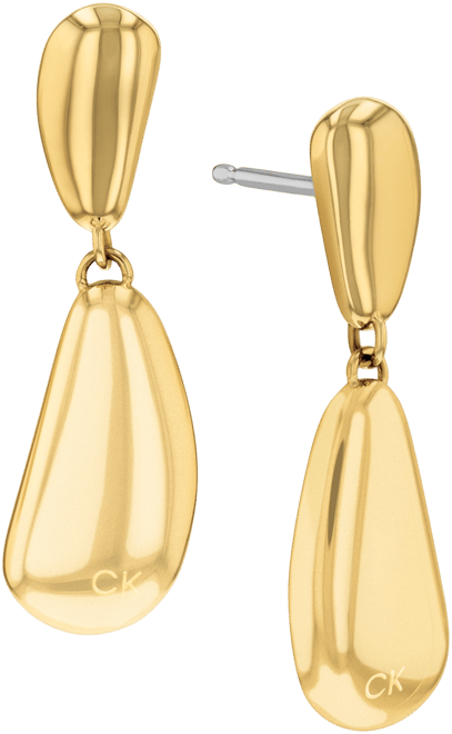 Stainless Steel Structural Drop Earrings