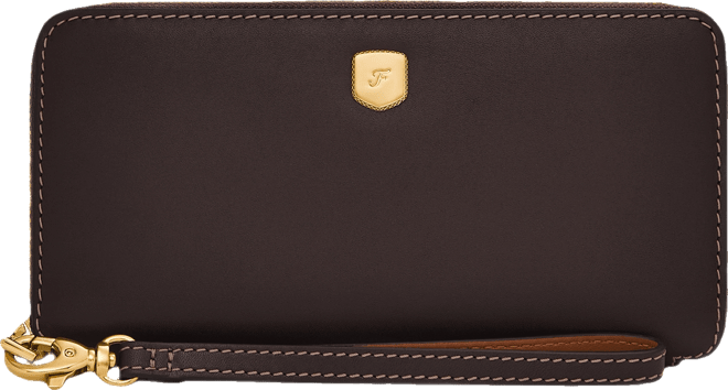 Lennox Leather Zip Continental Wallet