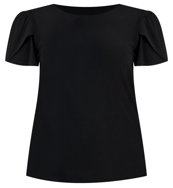 Anne Klein Plus Size Tulip-Sleeve Top