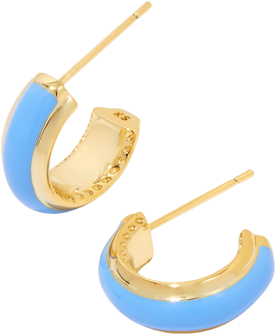 Gold-Tone Ainsley Small Huggie Hoop Earrings, 0.59"
