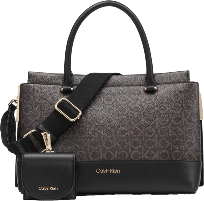 Bianca Signature Triple Compartment Convertible Satchel