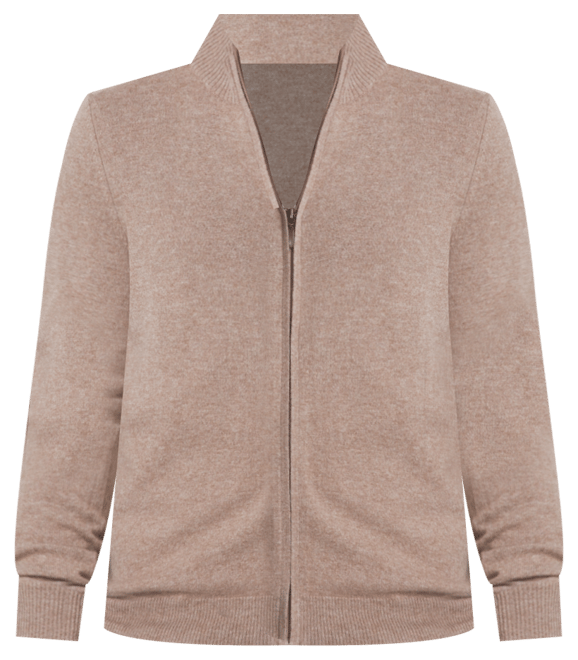 Men's Full-Zip Cashmere Sweater, Created for Macy's