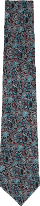 Men's Enzo Exploded Floral Silk Necktie