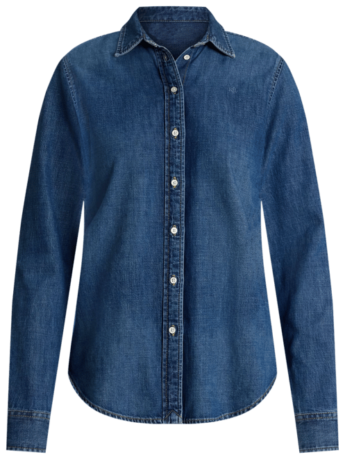 Women's Straight-Fit Denim Shirt