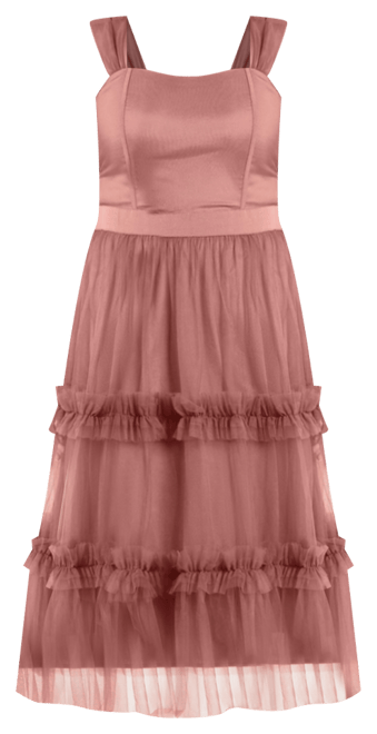 Plus Size Charming Midi Dress