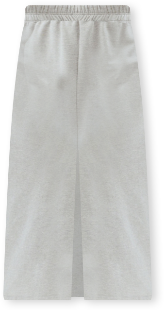 Women's Plus Size Maxi French Terry Skirt