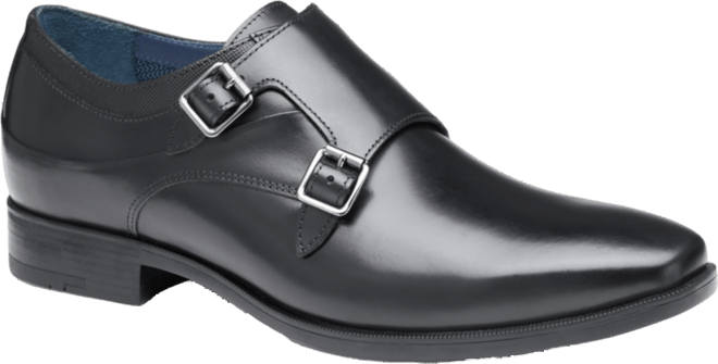 Men's Gibbons Double-Buckle Monk Oxfords