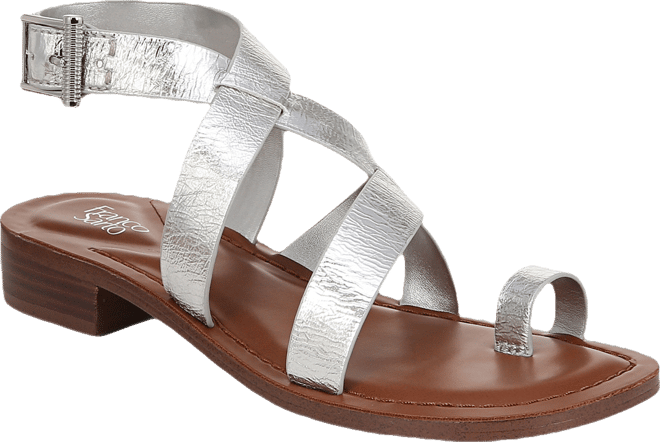 Women's Ina Toe Loop Ankle Strap Stacked Heel Sandals