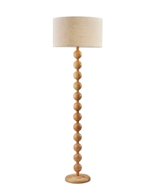 62" Wood Orchard Floor Lamp