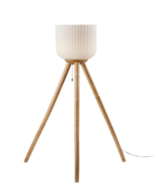 57.5" Wood Kinsley Floor Lamp