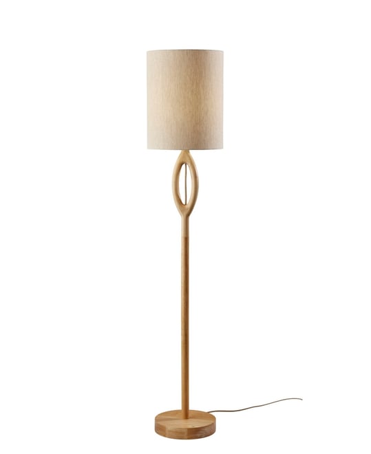 61" Wood Mayfair Floor Lamp