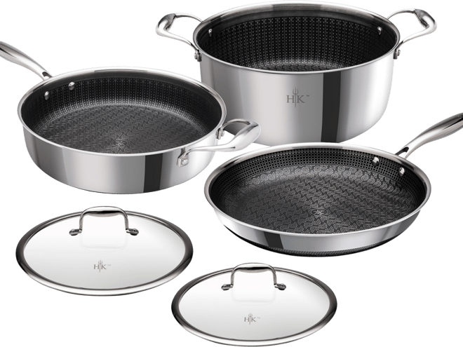 Ceramic Hybrid 5-Pc. Nonstick Cookware Set