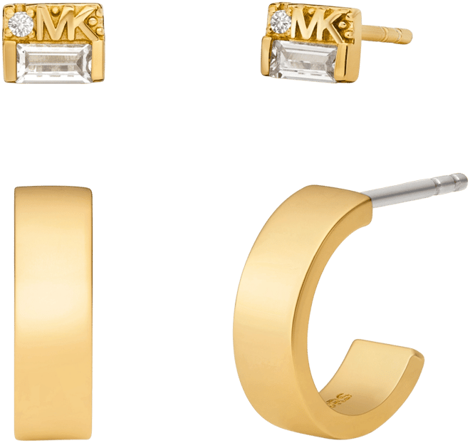 Brass Earring Duo Box Set