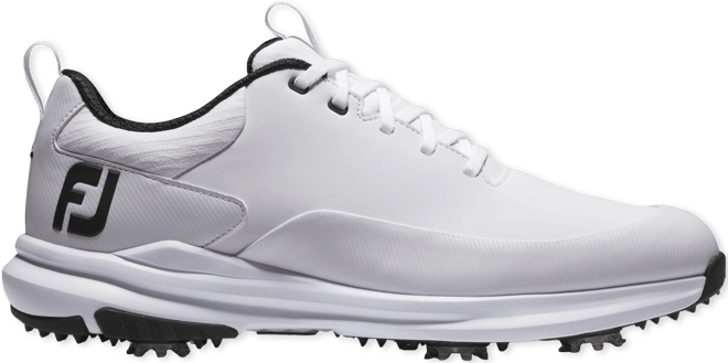 FootJoy Tour Rival Golf Shoes White/Black 56958 - Carl's