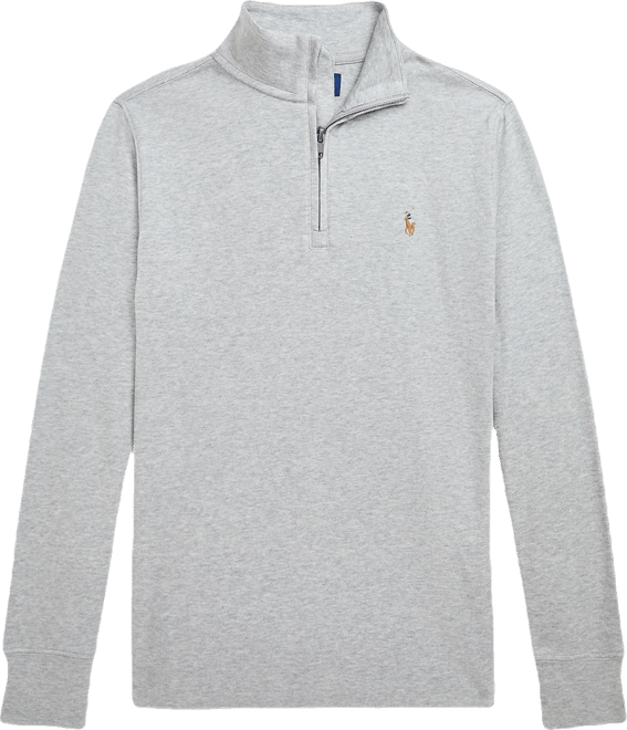 Big Boys Cotton Interlock Quarter-Zip Pullover