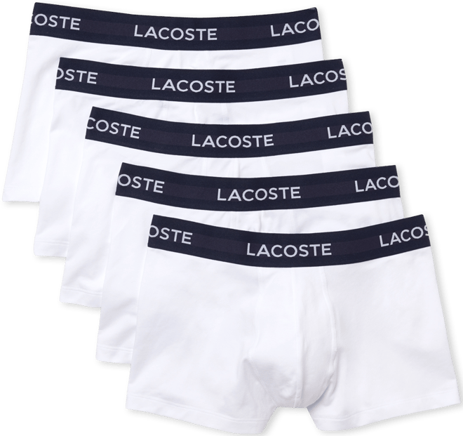Men's 5-Pack Regular-Fit Stretch Logo Band Boxer Briefs