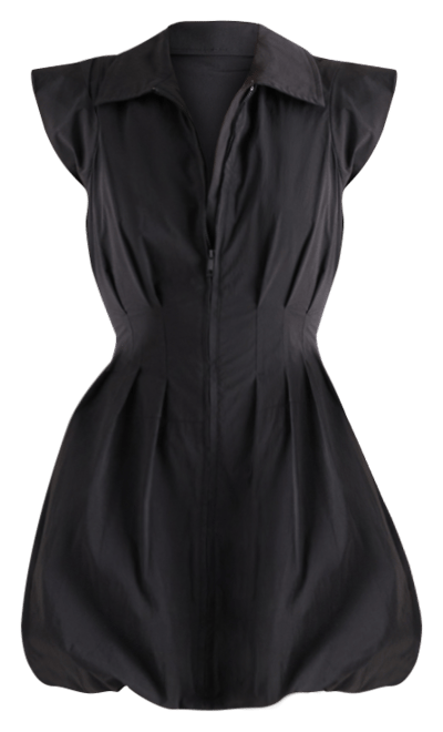 Women's Dyanne Bubble-Hem Mini Dress