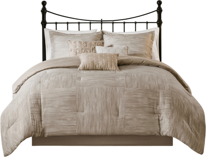 Walter Seersucker 7-Pc. Comforter Set, Queen