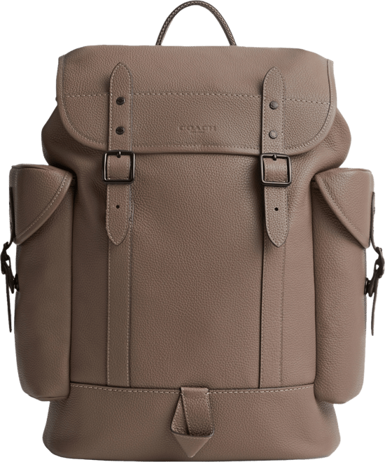 Coach pebble leather backpack online