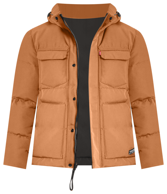 Men's Quilted Hooded Puffer Jacket