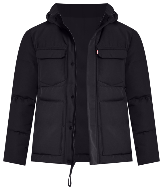 Men's Quilted Hooded Puffer Jacket