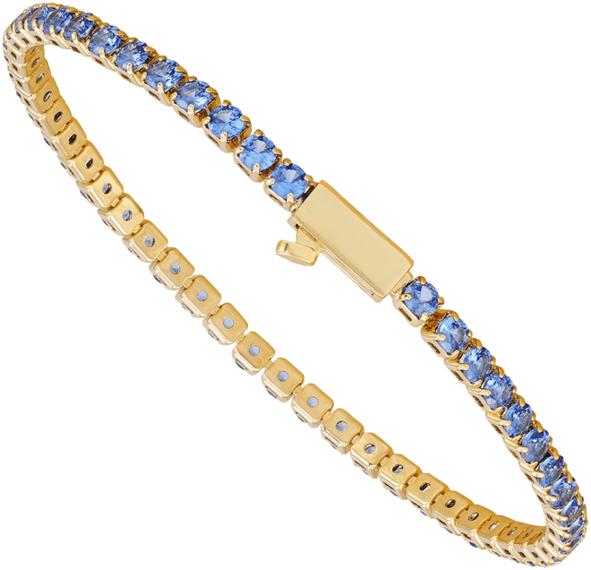 Gold-Tone Color Crystal Bangle Bracelet