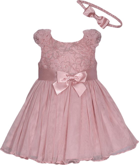 bonnie jean fit and flare dress Bonnie Jean Little Girls' Puffed-Sleeve Floral-Printed Satin Fit Flare  Dress, Size 2T