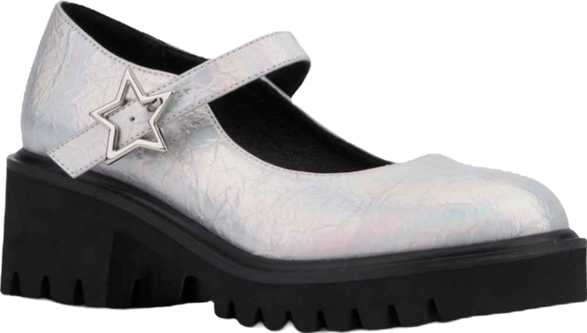 Women's North Node Mary Jane Lugged Sole Flat