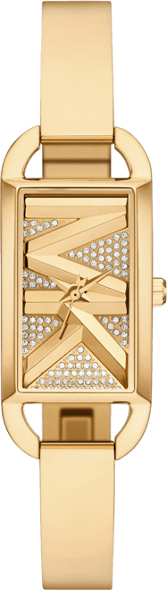 Women's Mk Empire Three-Hand Gold-Tone Stainless Steel Watch 22mm