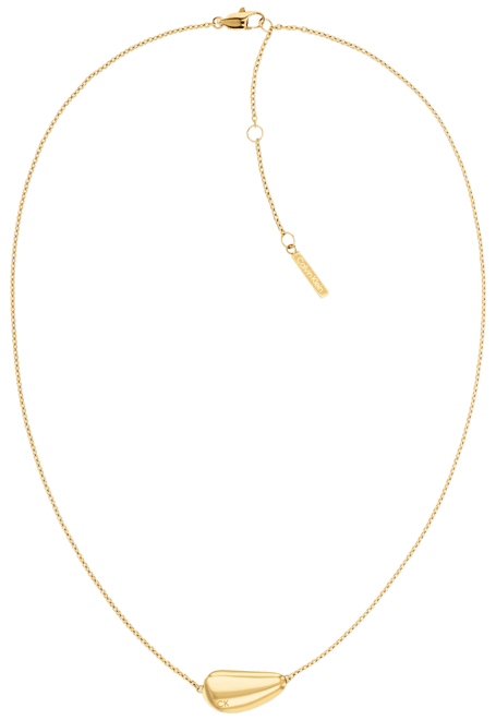 Stainless Steel Structural Pendant Necklace, 16" + 2" extender